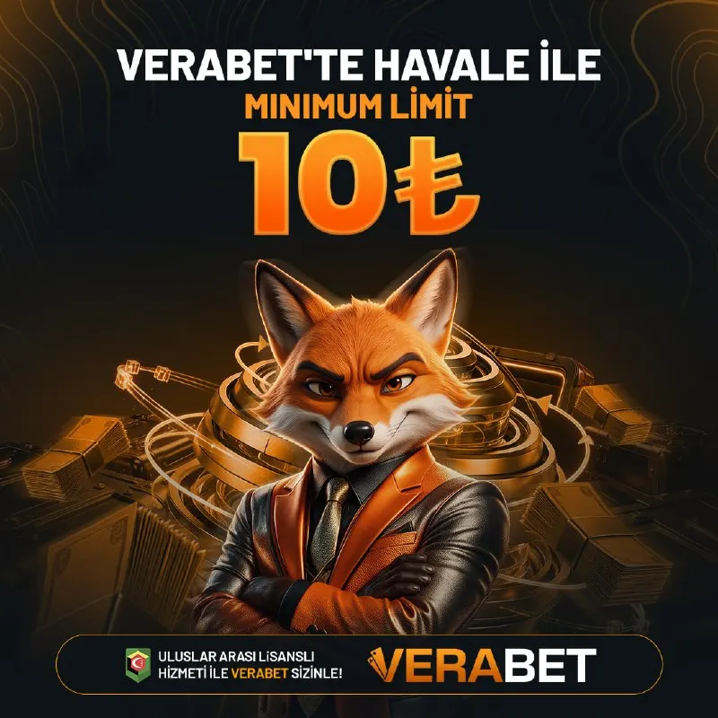 Verabet Telegram: 💸 VERABET'TE HAVALE İLE MİNİMUM LİMİT 10₺! ⭐️ VIPPay ile havale işlemlerini…