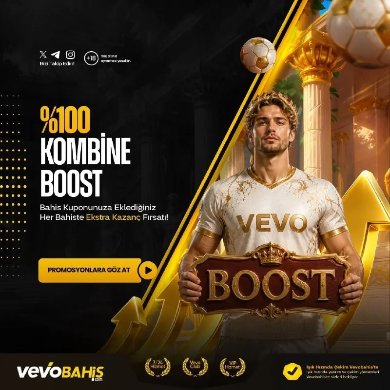 Vevobahis Telegram: 🔥 %100’E VARAN KOMBİNE BOOST! Kombinen büyüdükçe boost’un da büyüsün! 🚀…
