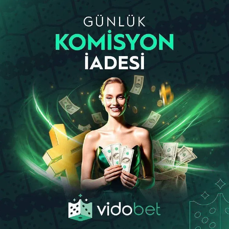 Vidobet Telegram: HESABINA PARA GELİYOR... 💰 Vidobet'te yaptığın her bahis ile komisyon iadesi…