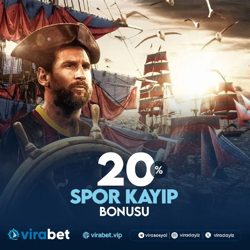 Virabet Telegram: %20 SPOR KAYIP BONUSU 🎰 ⚽️ Vira'da %20 Spor Kayıp Bonusu İle Şansını Geri…