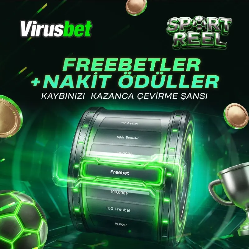 Virüsbet Telegram: 🌀 SPORT REEL promosyonu tekrar Sizlerle! ✅ VİRUSBET Türkiye'de ⚽️ Spor…
