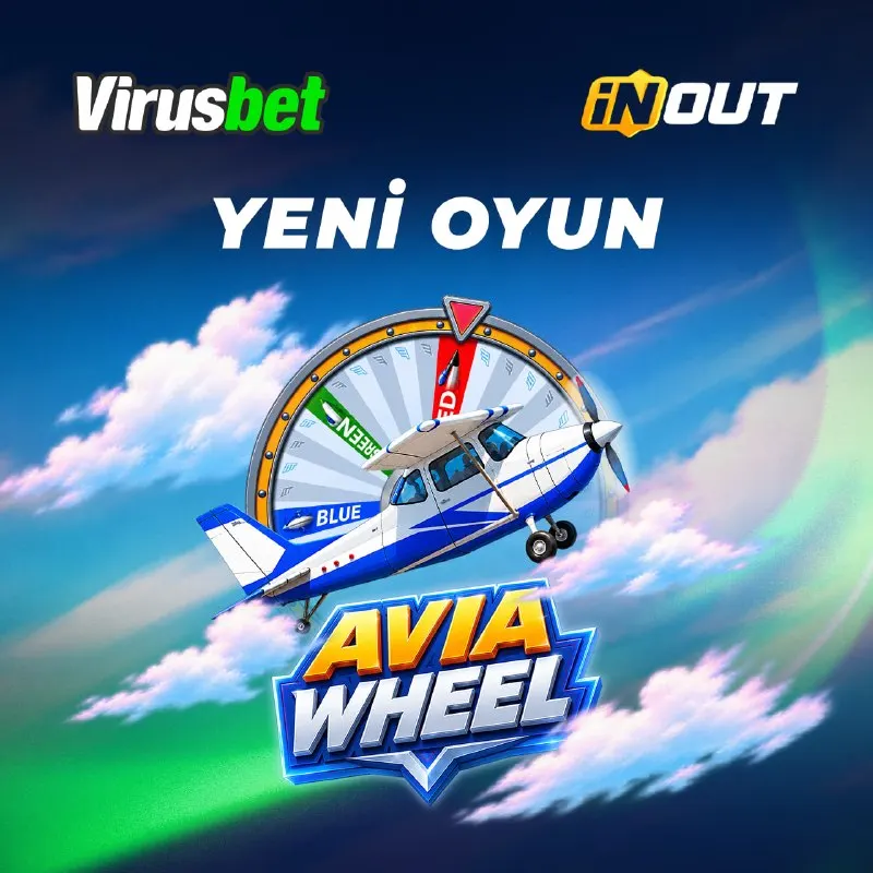 Virüsbet Telegram: 😎 INOUT Sağlayıcısının Yeni Oyunu ✈️ AVIA WHEEL ✈️ ✅ VİRUSBET Türkiye'de!…