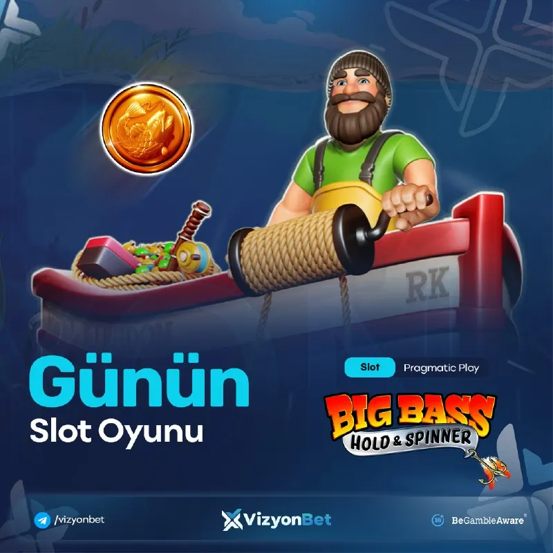 Vizyonbet Telegram: 🎣 GÜNÜN SLOTU: BIG BASS HOLD & SPINNER! 💙 Pragmatic Play’den balık dolu büyük…