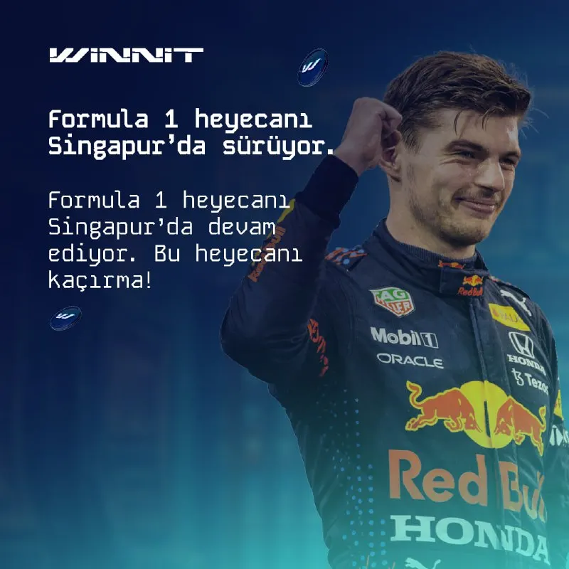 Winnit Telegram: 🔥 Singapur Grand Prix'sinde gözler pistte; en iyi pilotlar zafer için…