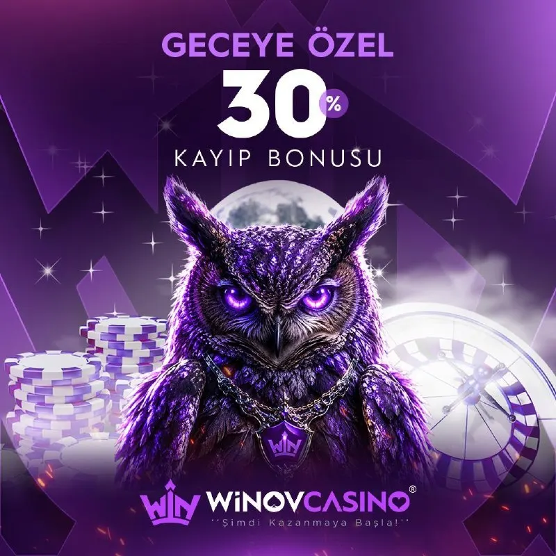 Winov Casino Telegram: 😈😈😈😈😈😈 😈😈😈😈 🌜Gecenin fırsatı seni bekliyor! 🔣Yaşadığın kayıplara %30 bonus…