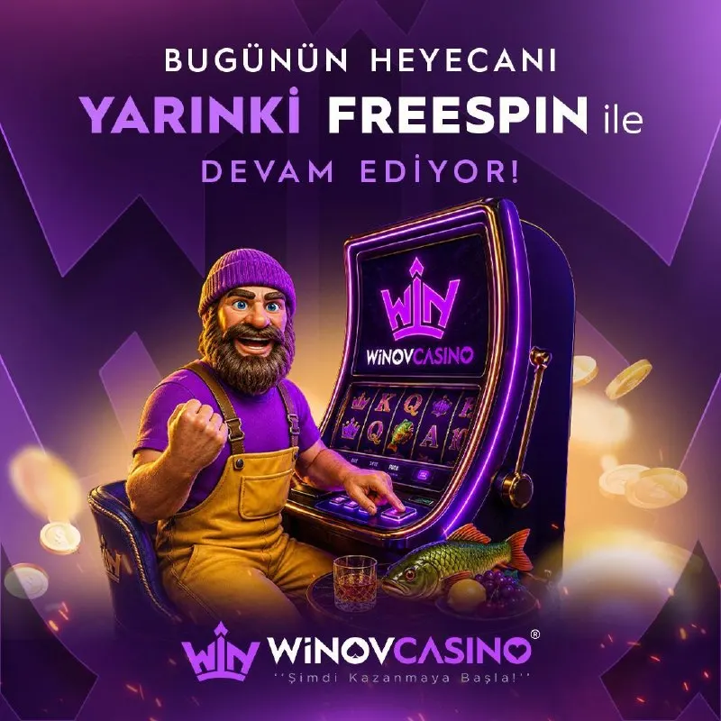 Winov Casino Telegram: ❗️ BUGÜNÜN HEYECANI, YARININ FREESPİN KAZANCINA DÖNÜŞÜYOR❗️ 💎 Kayıp yaşadın…