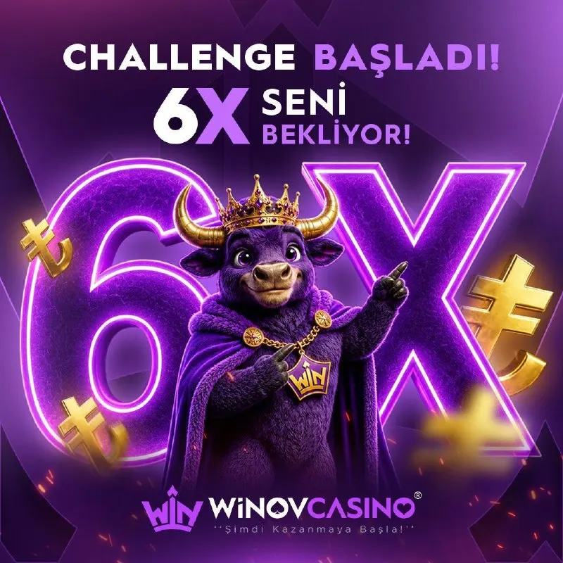 Winov Casino Telegram: 🚀 6X CHALLENGE İLE SINIRLARI ZORLA! 🚀 💥 Büyük kazanç için tek yapman gereken…
