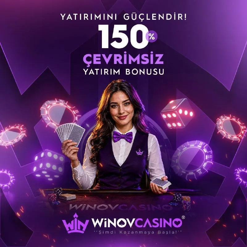 Winov Casino Telegram: 👑%150 ÇEVRİMSİZ YATIRIM BONUSU👑 ⚡ Büyük fırsat burada! ⚡ 💎Güçlü başlangıç seni…