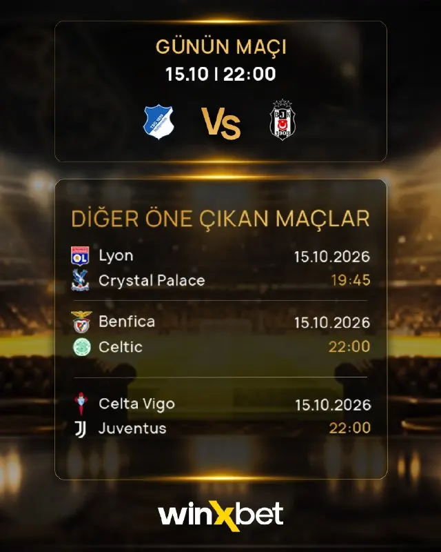 Winxbet Telegram: 🏟 Maçlar Sahada, Yüksek Oranlar Winxbet’te! 🏆 ⚽ Günün karşılaşmalarına en…