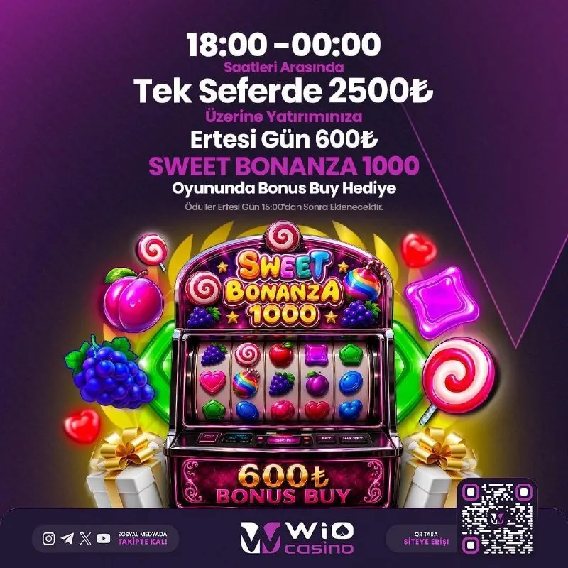 WioCasino Telegram: 👠 𝐖𝐢𝐨 𝐂𝐚𝐬𝐢𝐧𝐨'𝐝𝐚 𝐇𝐀𝐏𝐏𝐘 𝐇𝐎𝐔𝐑𝐒 𝐎̈𝐝𝐮̈𝐥𝐥𝐞𝐫𝐢 𝐄𝐤𝐥𝐞𝐧𝐦𝐢𝐬̧𝐭𝐢𝐫 👠 ⏰ 𝟏𝟖:𝟎𝟎 -𝟎𝟎:𝟎𝟎 𝐬𝐚𝐚𝐭𝐥𝐞𝐫𝐢…