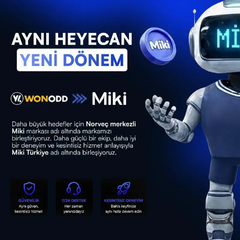 Wonodd Telegram: 🤑 AYNI HEYECAN, YENİ DÖNEM! Wonodd’da yeni bir döneme geçiyoruz! 💙 Sizlere daha…