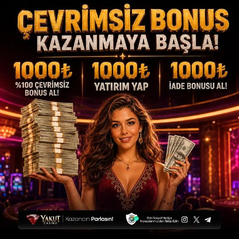 Yakut Casino Telegram: 💎 YAKUT HAPPY DAYS BAŞLADI! 💎 🤍🙂🤎🤎 ⛓🌹🌹🤎🤎 🅰️🅰️🅰️🅰️🅰️🅰️🅰️🅰️🅰️ ❤️ İSTER YATIRIM…