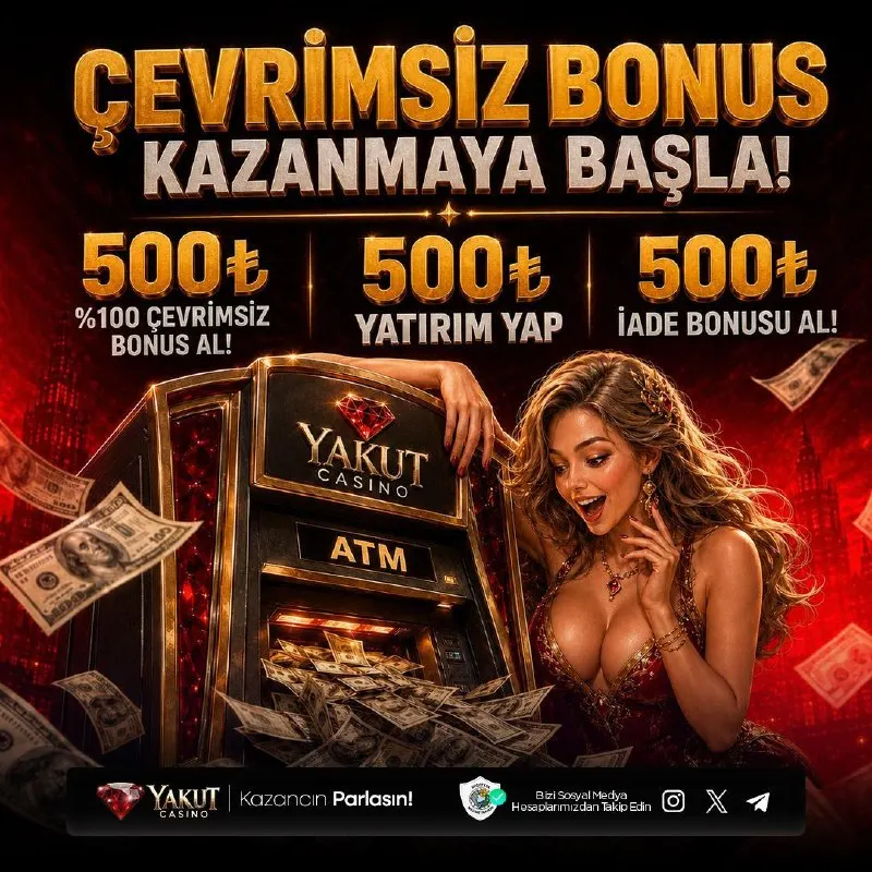 Yakut Casino Telegram: 💎 YAKUT HAPPY DAYS BAŞLADI! 💎 🤍🙂🤎🤎 ⛓🌹🌹🤎🤎 🅰️🅰️🅰️🅰️🅰️🅰️🅰️🅰️🅰️ ❤️ İSTER YATIRIM…