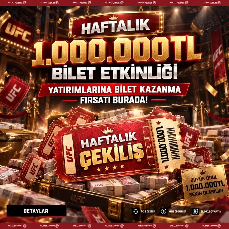 YasalCasinom Telegram: 💎 1.000.000 TL’LİK ETKİNLİK YASALCASİNOM’DA! 🎁 500 TL yatırımına karşılık 1…