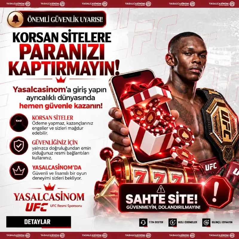 YasalCasinom Telegram: ☠️ KORSAN SİTELERE PARANIZI KAPTIRMAYIN! 🥊🥊 YASALCASİNOM’U TERCİH EDİN…
