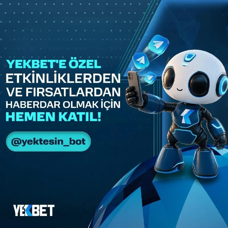 Yekbet Telegram: 🤖 SÜRPRİZLER VE KAZANÇ DOLU ETKİNLİKLERLE YEKBET TELEGRAM BOTU ŞİMDİ SENİNLE! 🤖…