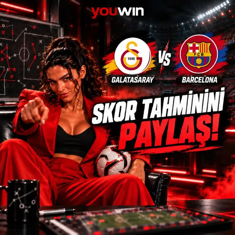 Youwin Telegram: 🏆 ALTIN TAHMİN LİGİ DEVAM EDİYOR! Galatasaray – Barcelona maçının doğru skorunu…