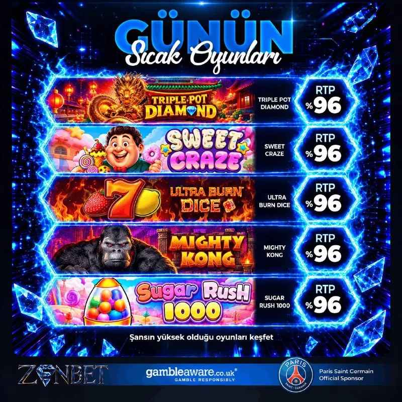 Zenbet Telegram: 🔥 Günün SICAK Oyunları ZenBet'te! 🔥 💸 Artırılmış RTP oranları ile kazancına…
