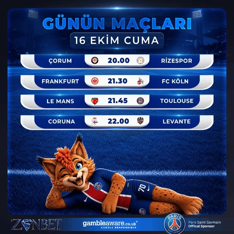 Zenbet Telegram: ⚽️ Günün Öne Çıkan Maçları ile Kazancını Artır! 🎮 En yüksek oranlarla bahsini…