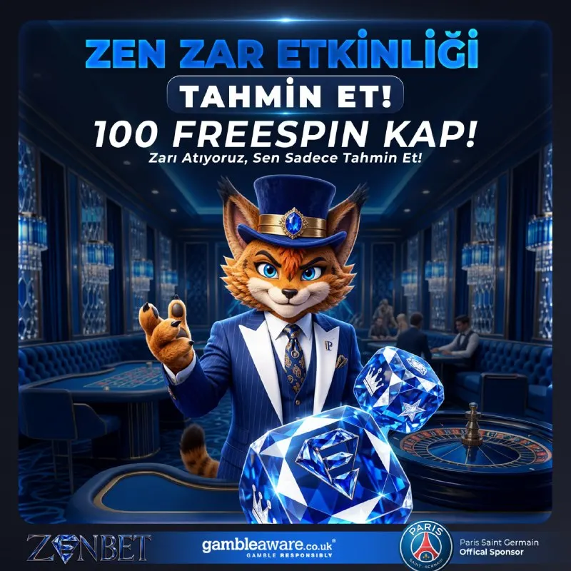 Zenbet Telegram: Zenbette Zar Etkinliği Başladı! 🎁 Atılan Zar'ın Kaç Geleceğini Tahmin Et 100…